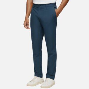 Banana Republic Mens Flat Front Slim Fit Pant Blue Size 40x30